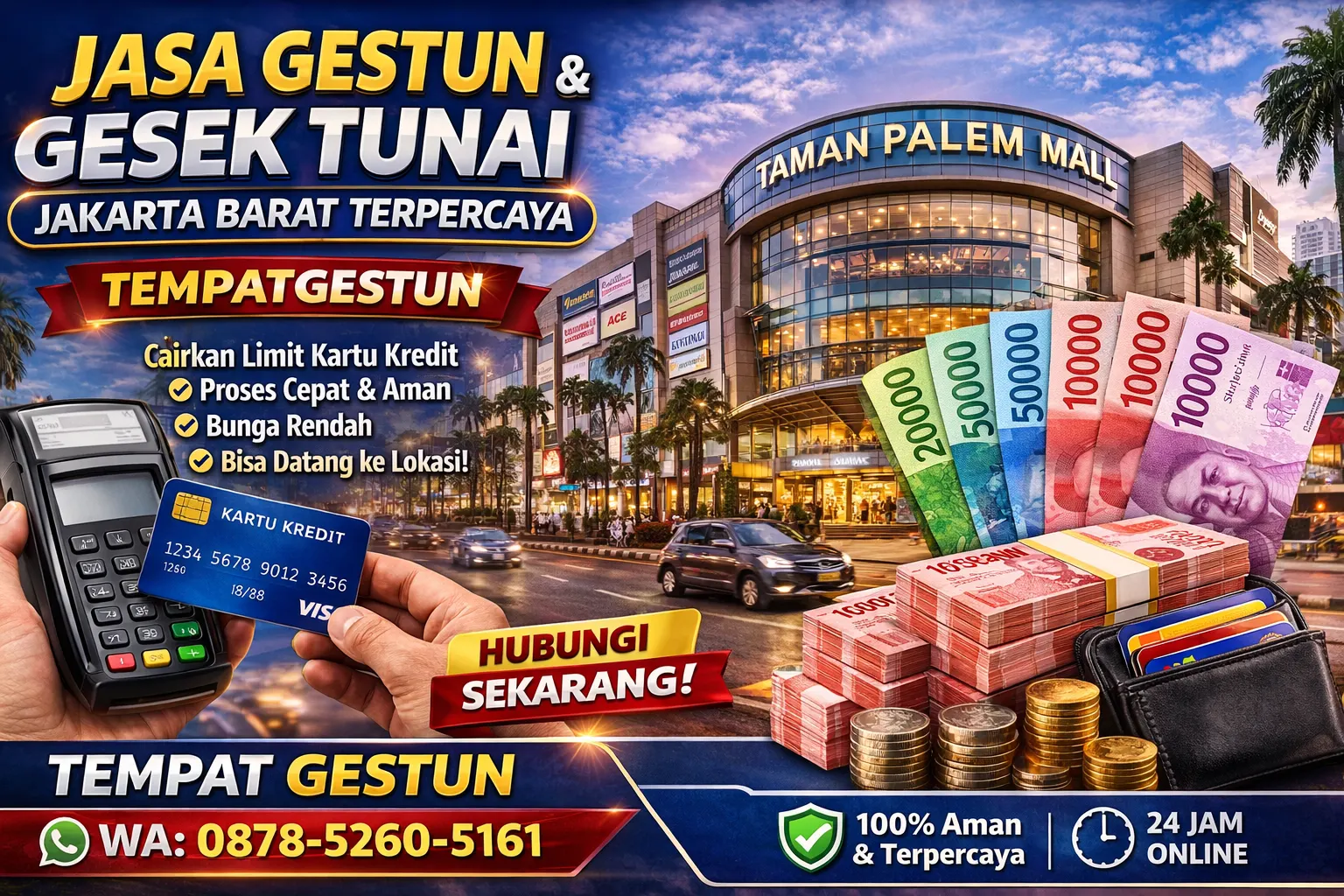 Jasa gestun dan gesek tunai Jakarta Barat terpercaya - TempatGestun