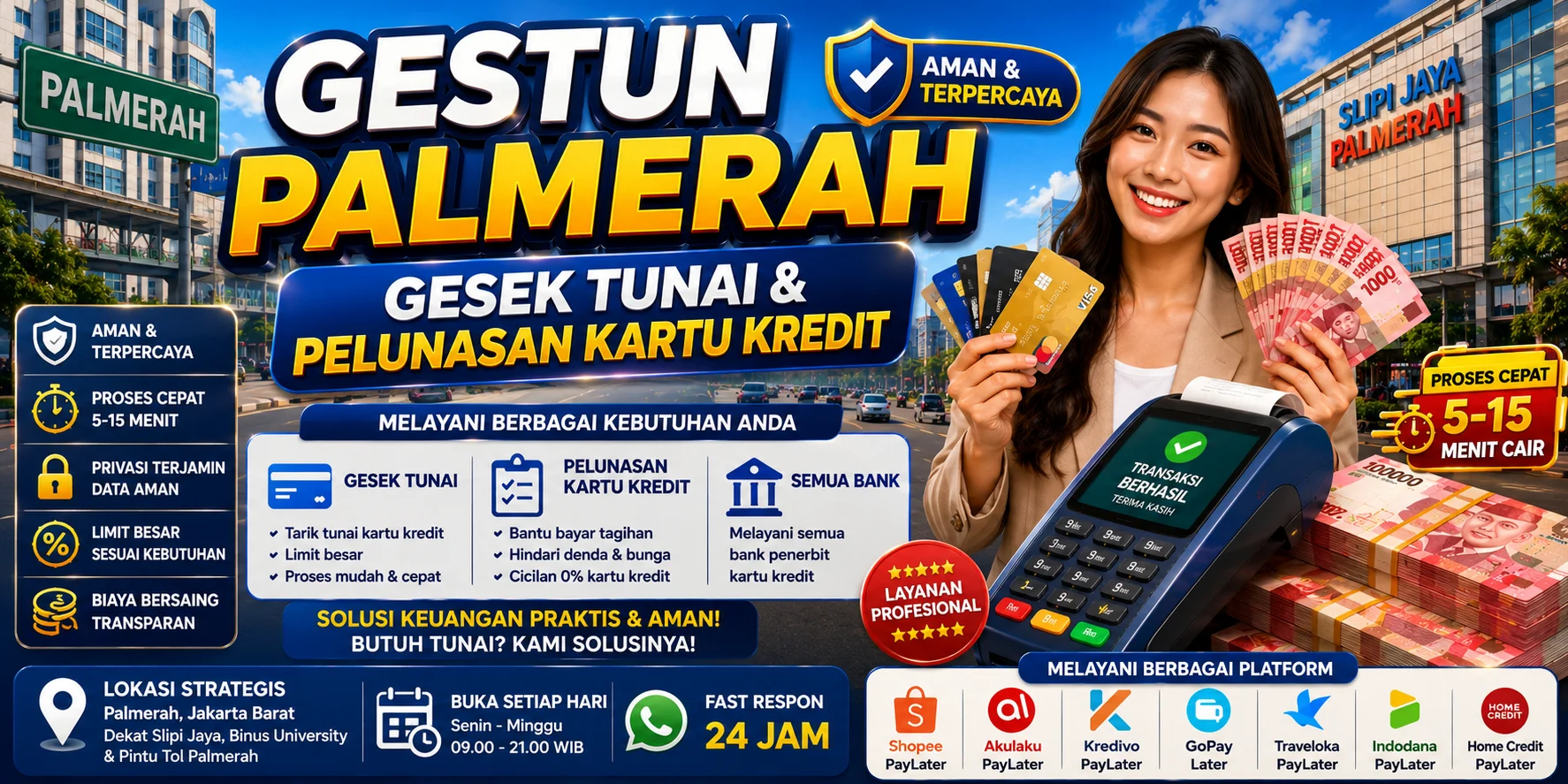 Jasa gestun dan gesek tunai Palmerah Jakarta Barat - TempatGestun
